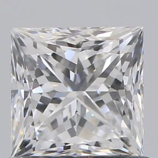 0.71 Carat Princess D VVS2 - EX VG GIA Natural Diamond