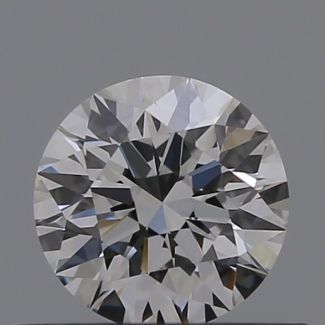 0.4 Carat Round E VVS1 EX GIA Natural Diamond