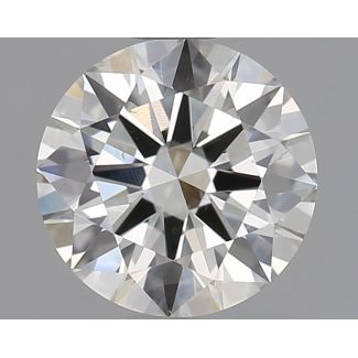 0.91 Carat Round H SI1 EX IGI Natural Diamond