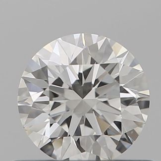 0.52 Carat Round H VS2 EX GIA Natural Diamond