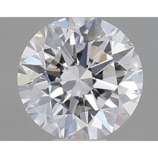 0.35 Carat Round D VS2 EX GIA Natural Diamond