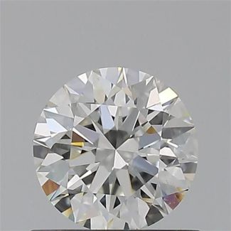 0.57 Carat Round G SI1 EX GIA Natural Diamond