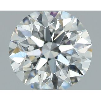 0.58 Carat Round E VS2 EX GIA Natural Diamond