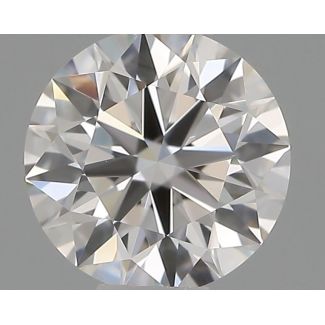 0.32 Carat Round F VVS1 EX GIA Natural Diamond