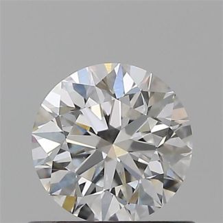 0.55 Carat Round F VS2 EX GIA Natural Diamond