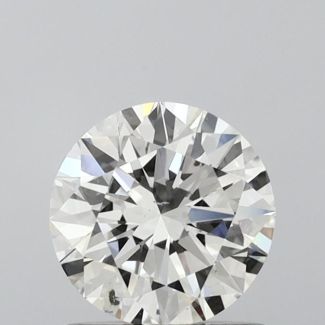 1.0 Carat Round H SI2 EX GIA Natural Diamond