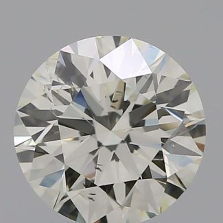 0.70 Carat Round K SI2 EX IGI Natural Diamond