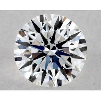 0.36 Carat Round E VVS2 EX VG GIA Natural Diamond