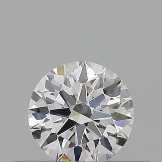 0.23 Carat Round F VS1 EX GIA Natural Diamond