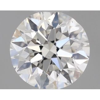 0.3 Carat Round I VS2 EX VG GIA Natural Diamond