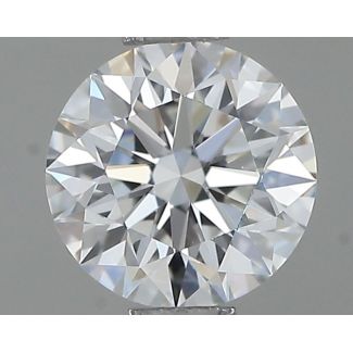 0.58 Carat Round E VVS1 EX GIA Natural Diamond