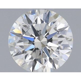 0.6 Carat Round G SI1 EX GIA Natural Diamond