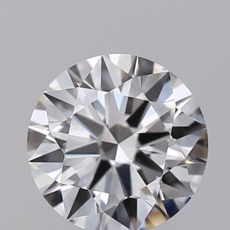 0.6 Carat Round E VVS1 EX GIA Natural Diamond