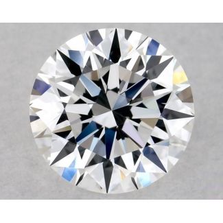 0.52 Carat Round D VVS1 EX GIA Natural Diamond