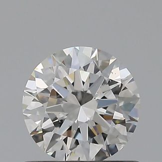 0.6 Carat Round F VS2 EX GIA Natural Diamond