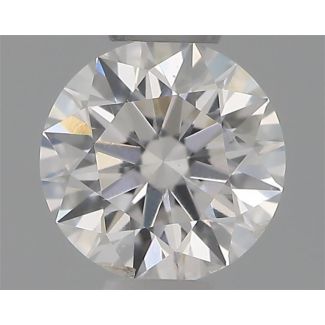 0.30 Carat Round F SI2 EX GIA Natural Diamond