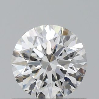 0.53 Carat Round H IF EX GIA Natural Diamond