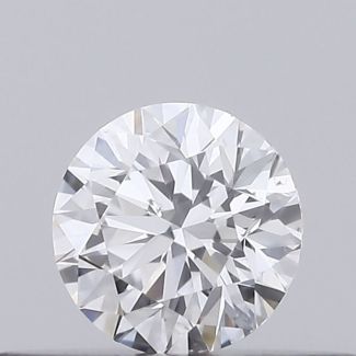 0.2 Carat Round D SI1 EX VG GIA Natural Diamond