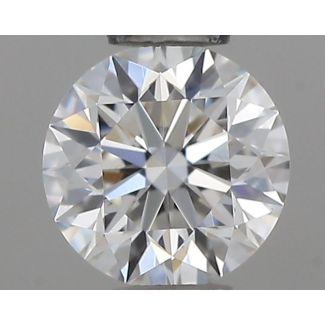 0.3 Carat Round F VVS2 EX IGI Natural Diamond