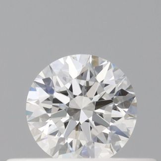 0.32 Carat Round D VVS2 EX GIA Natural Diamond