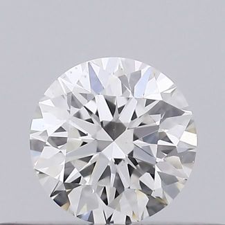 0.24 Carat Round H VS2 EX GIA Natural Diamond