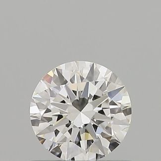 0.49 Carat Round F VVS2 EX GIA Natural Diamond