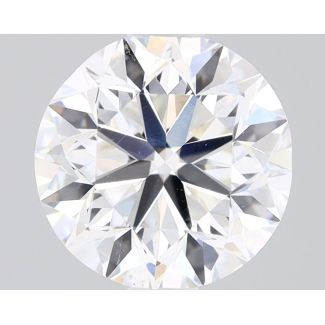 1.5 Carat Round E SI1 VG EX GIA Natural Diamond