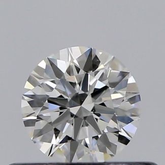 0.32 Carat Round E VVS2 EX GIA Natural Diamond