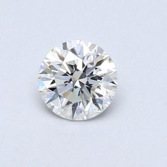 0.4 Carat Round F SI1 VG EX GIA Natural Diamond