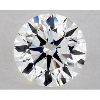 0.71 Carat Round E VVS2 EX GIA Natural Diamond