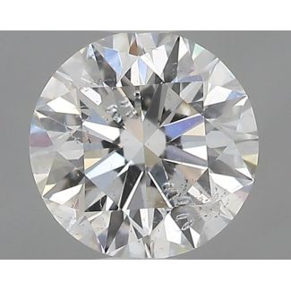 0.6 Carat Round G SI2 EX GIA Natural Diamond