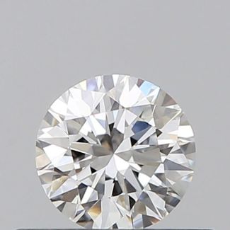 0.4 Carat Round F VVS1 EX VG GIA Natural Diamond