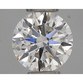 0.31 Carat Round G VVS1 EX IGI Natural Diamond