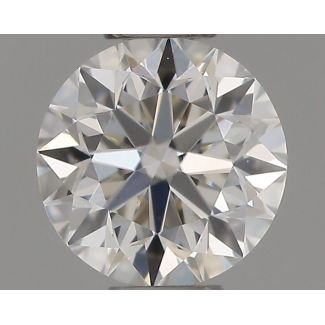 0.31 Carat Round H VS1 VG EX GIA Natural Diamond