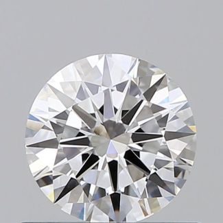 0.63 Carat Round F VS1 EX GIA Natural Diamond