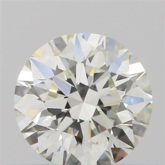 0.37 Carat Round H VVS1 EX IGI Natural Diamond