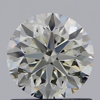 0.82 Carat Round K VVS2 VG EX GIA Natural Diamond