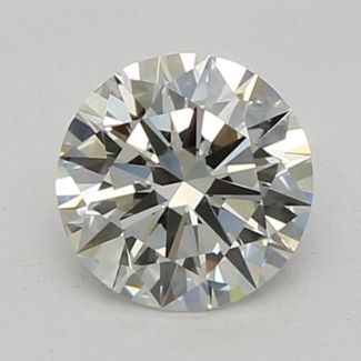 0.35 Carat Round H IF EX GIA Natural Diamond