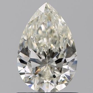 0.70 Carat Pear J VVS2 - VG GIA Natural Diamond