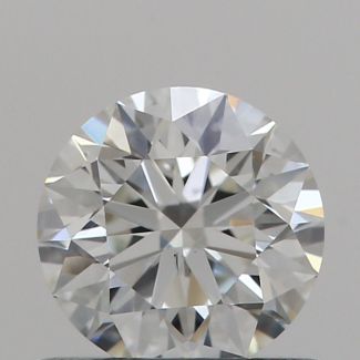 0.6 Carat Round H SI1 EX GIA Natural Diamond