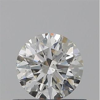 0.41 Carat Round G SI1 EX GIA Natural Diamond