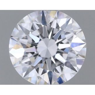 0.31 Carat Round D VVS2 EX GIA Natural Diamond