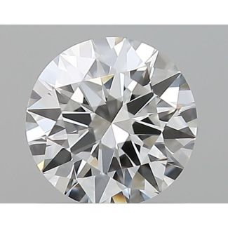 0.7 Carat Round F VS2 EX GD GIA Natural Diamond