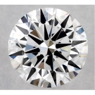 0.43 Carat Round D VVS1 EX GIA Natural Diamond