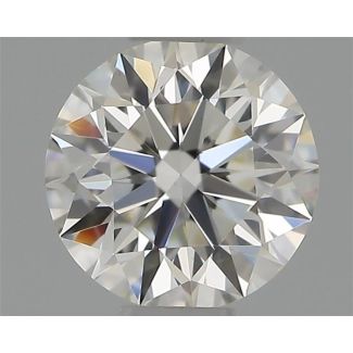 0.35 Carat Round H VS1 EX GIA Natural Diamond