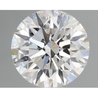 0.5 Carat Round F VS2 EX GIA Natural Diamond