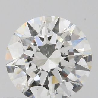 0.5 Carat Round F SI1 EX GIA Natural Diamond