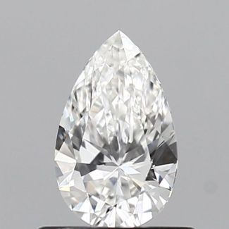 0.49 Carat Pear G VVS2 - EX VG GIA Natural Diamond