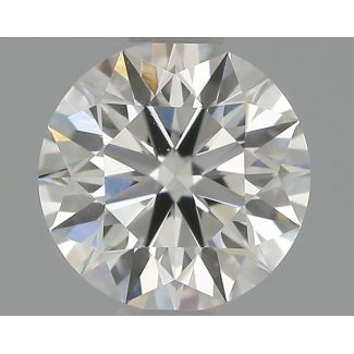 0.52 Carat Round F VS1 EX IGI Natural Diamond