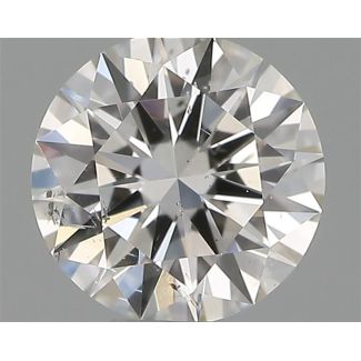 0.31 Carat Round G SI2 EX GIA Natural Diamond